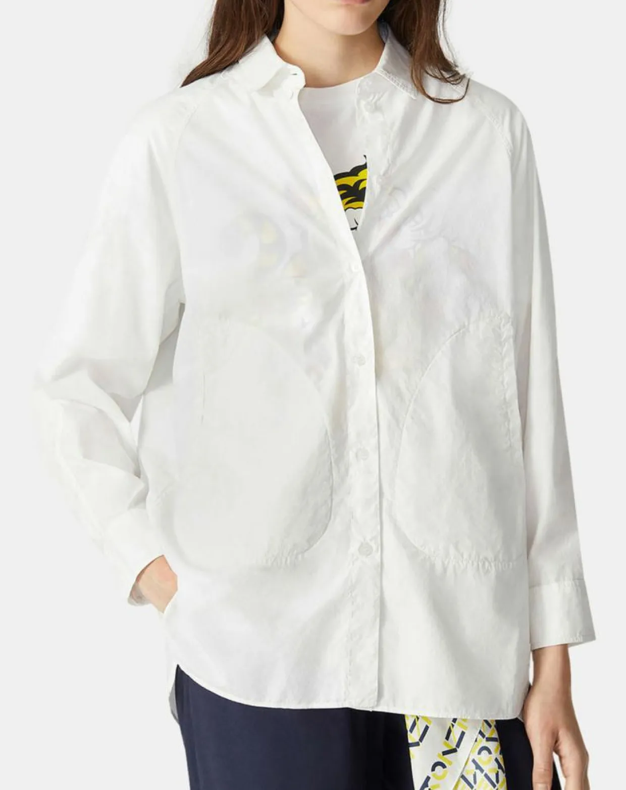 Chemise Tunic blanche-Kenzo New