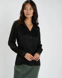 Chemise Vega noire-Lauren Vidal