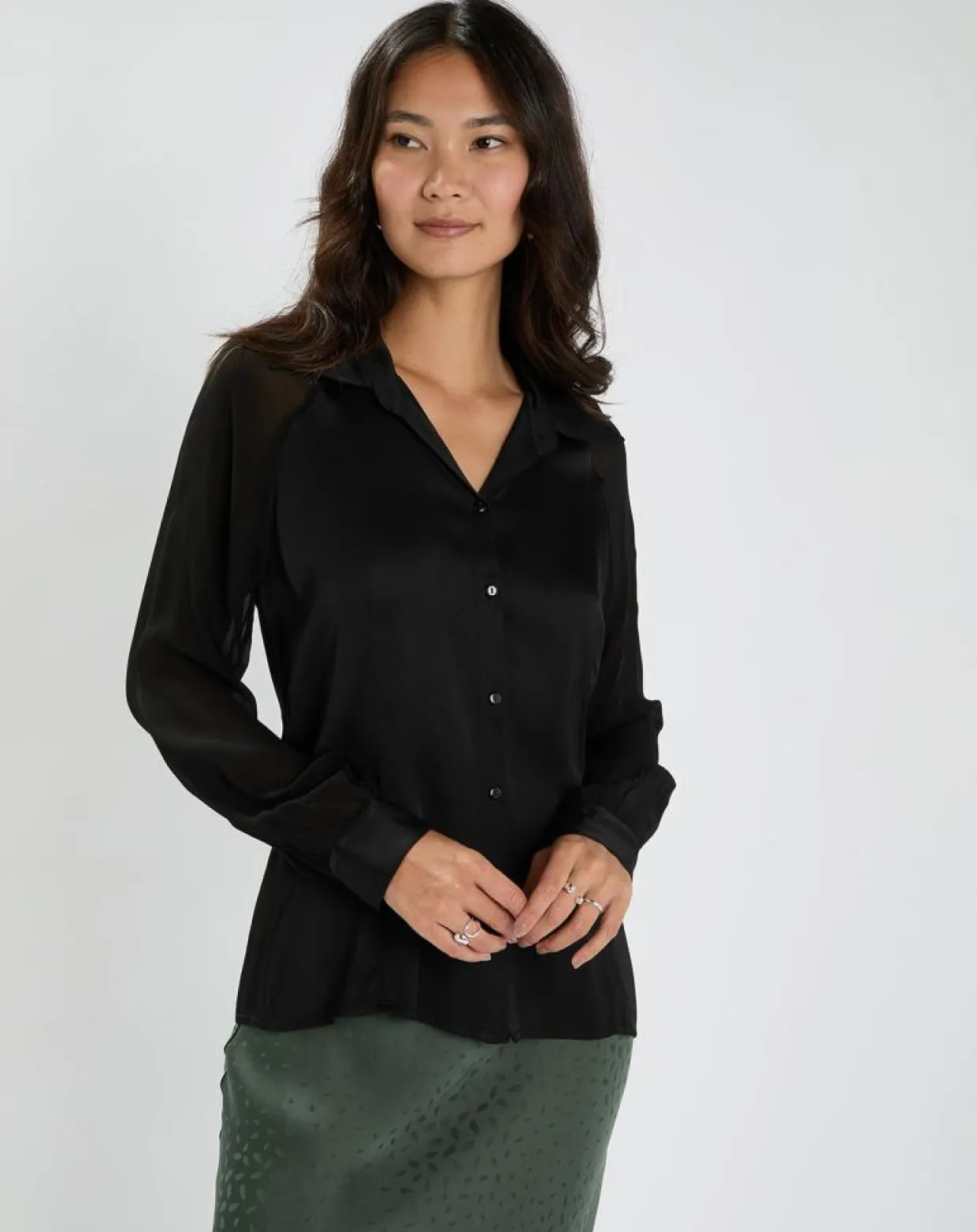 Chemise Vega noire-Lauren Vidal