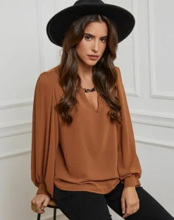Femme Alice & Charlotte Chemises^Chemisier Charlotte camel