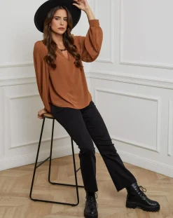 Femme Alice & Charlotte Chemises^Chemisier Charlotte camel