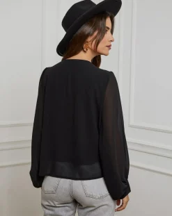 Chemisier Charlotte noir-Alice & Charlotte Discount