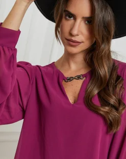 Femme Alice & Charlotte Chemises^Chemisier Charlotte prune