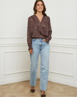 Femme L'Armoire de Suzette Chemises^Chemisier Emma choco
