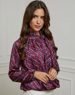Chemisier Tycia prune-Alice & Charlotte Clearance