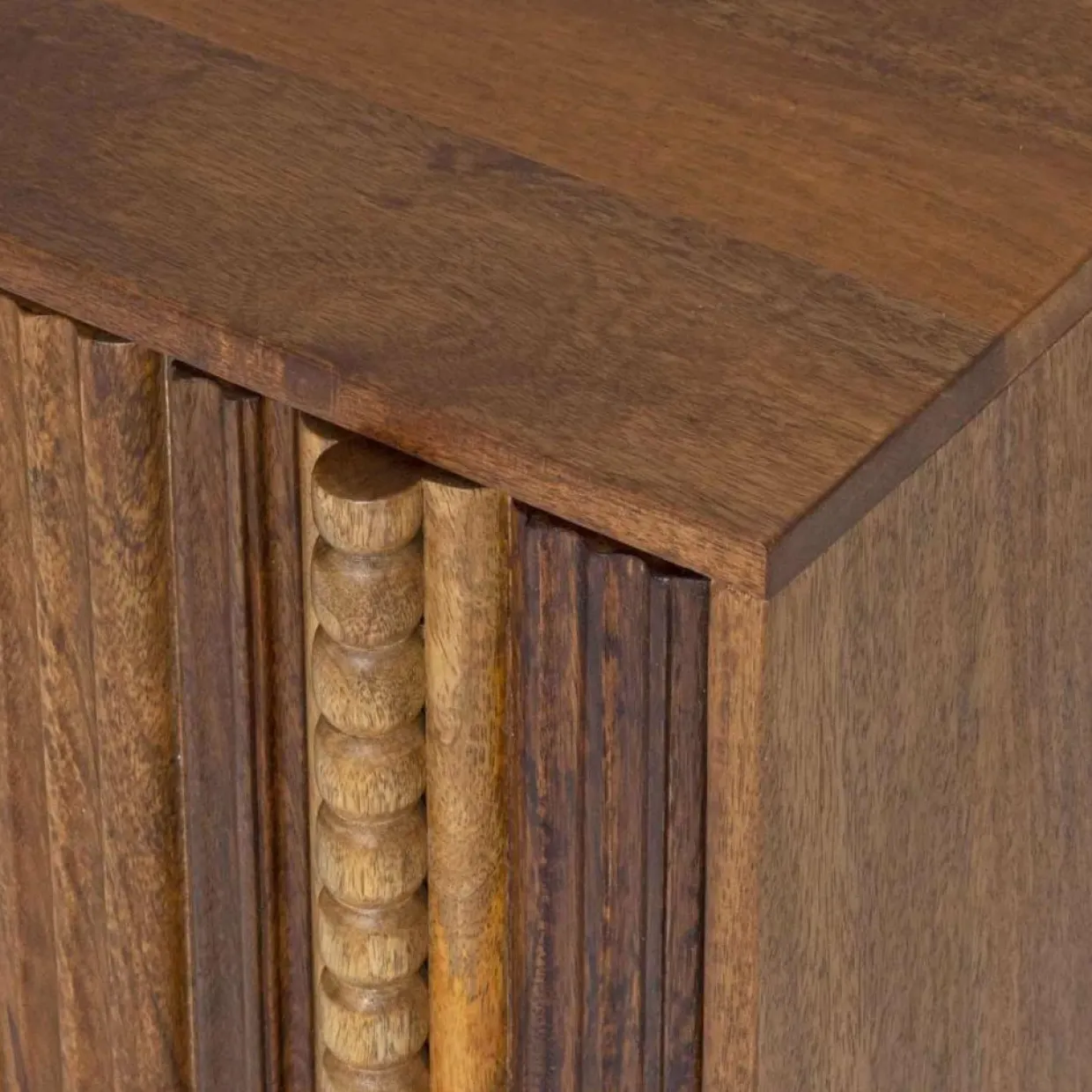 Chevet 1 porte droit Manguier Ramon Naturel - 45x40x50 cm-Bois & Chiffons Hot