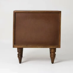 Bois & Chiffons Tables^Chevet 1 portes gauche Manguier Ramon Naturel - 45x40x50 cm