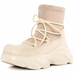 Chunky bottines beiges - Talon 6 cm-Lab78 Online