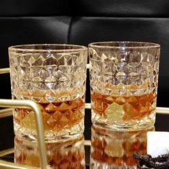 Coffret 4 verres à Whisky transparent-Home Deco Factory Clearance