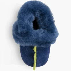 Enfant Ugg Bébé^Coffret bonnet & bottines en Peau de Mouton Dydo bleu