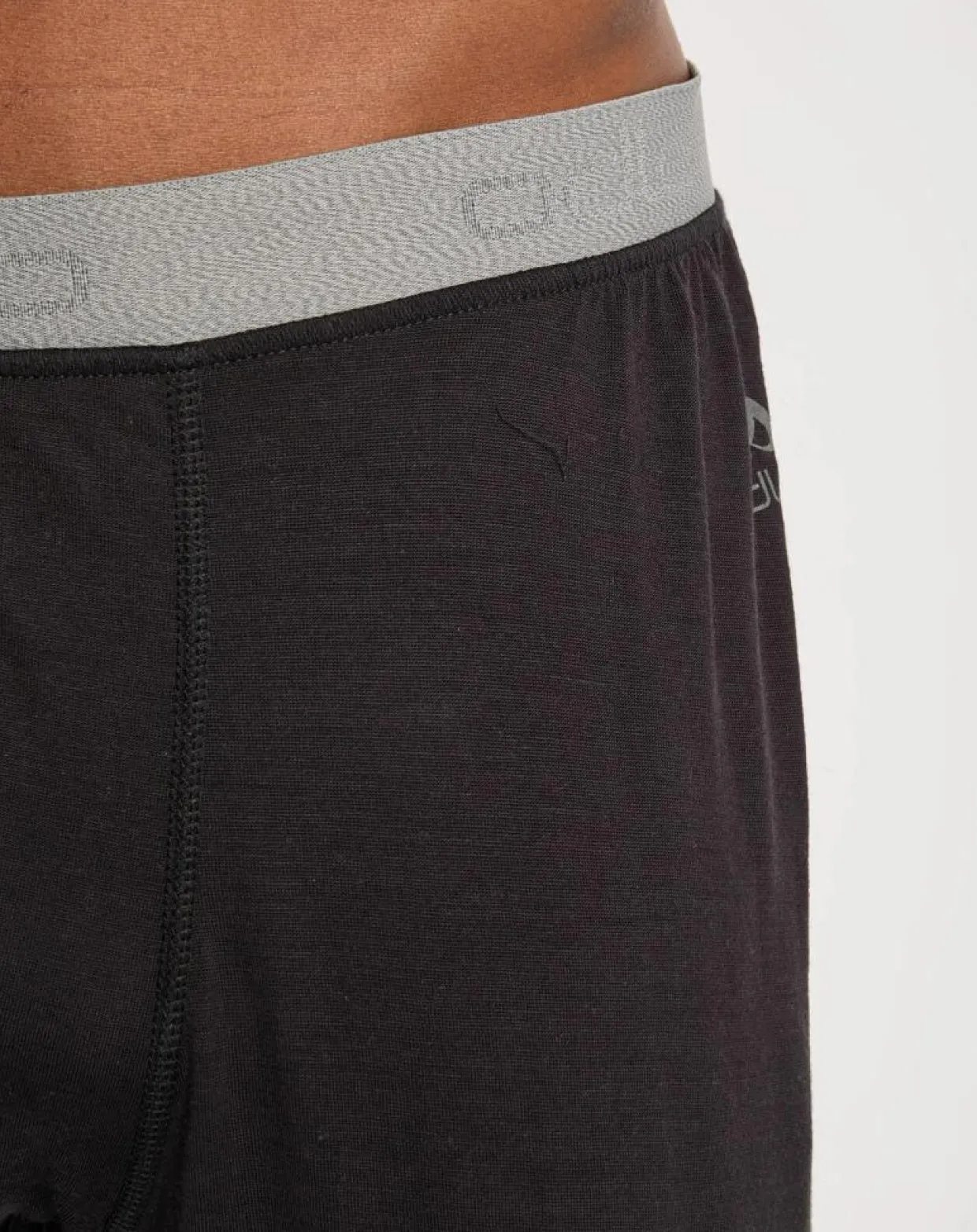 Collant 3/4 thermique 100% Laine Merino Natural noir-Odlo New