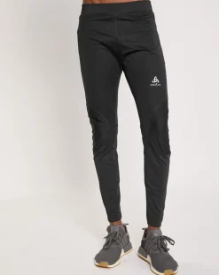 Homme Odlo Pantalons^Collant de running Zeroweight Warm noir