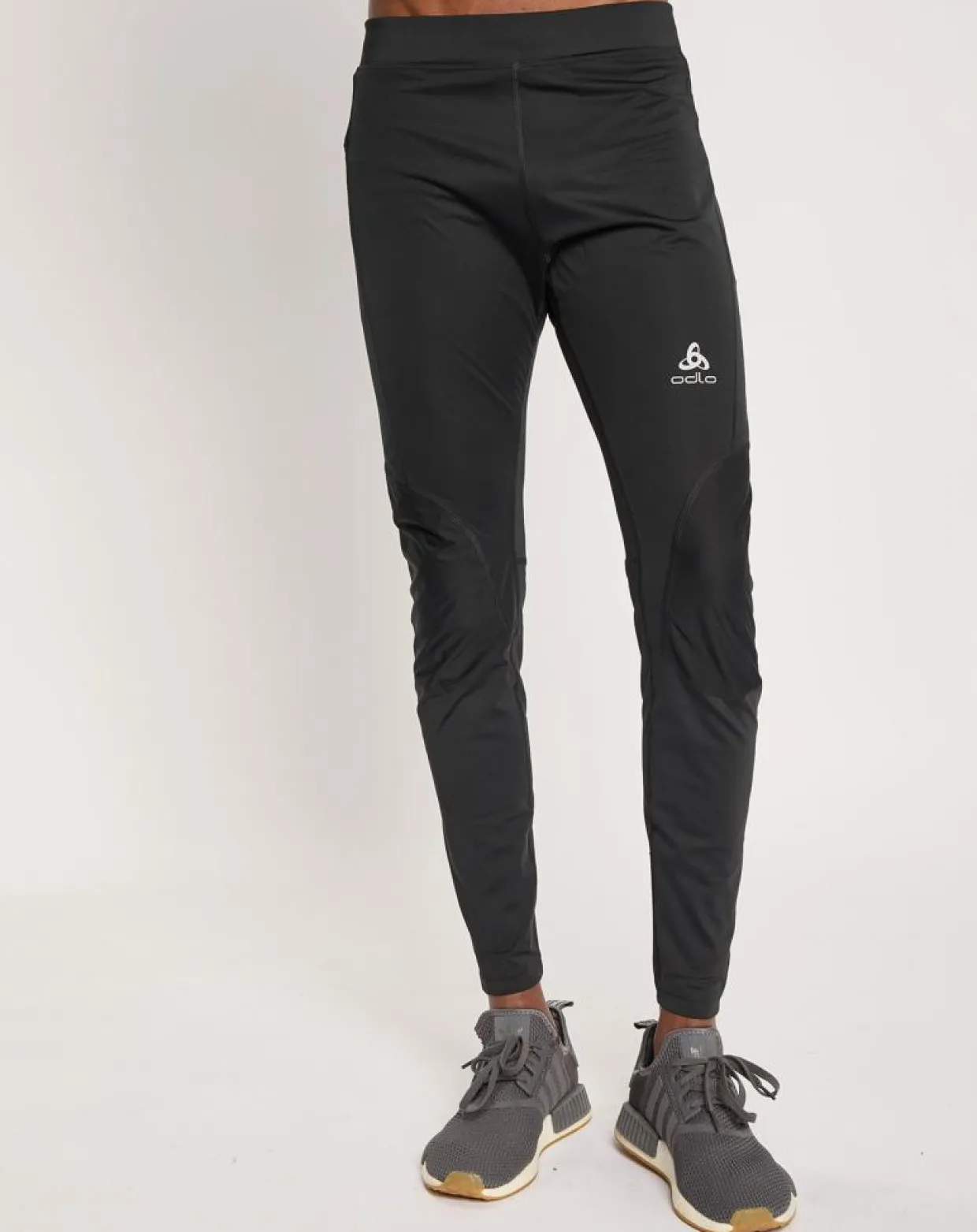 Homme Odlo Pantalons^Collant de running Zeroweight Warm noir