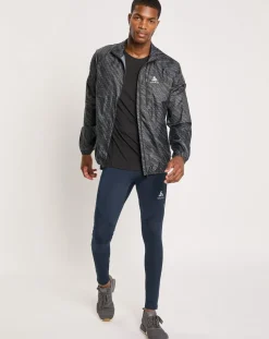 Homme Odlo Pantalons^Collant de ski de fond Ceramiwarm saphir foncé