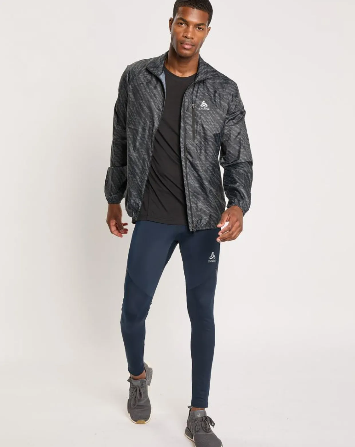 Homme Odlo Pantalons^Collant de ski de fond Ceramiwarm saphir foncé