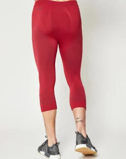 Collant technique 3/4 Evolution Warm Seamless rouge-Odlo Sale