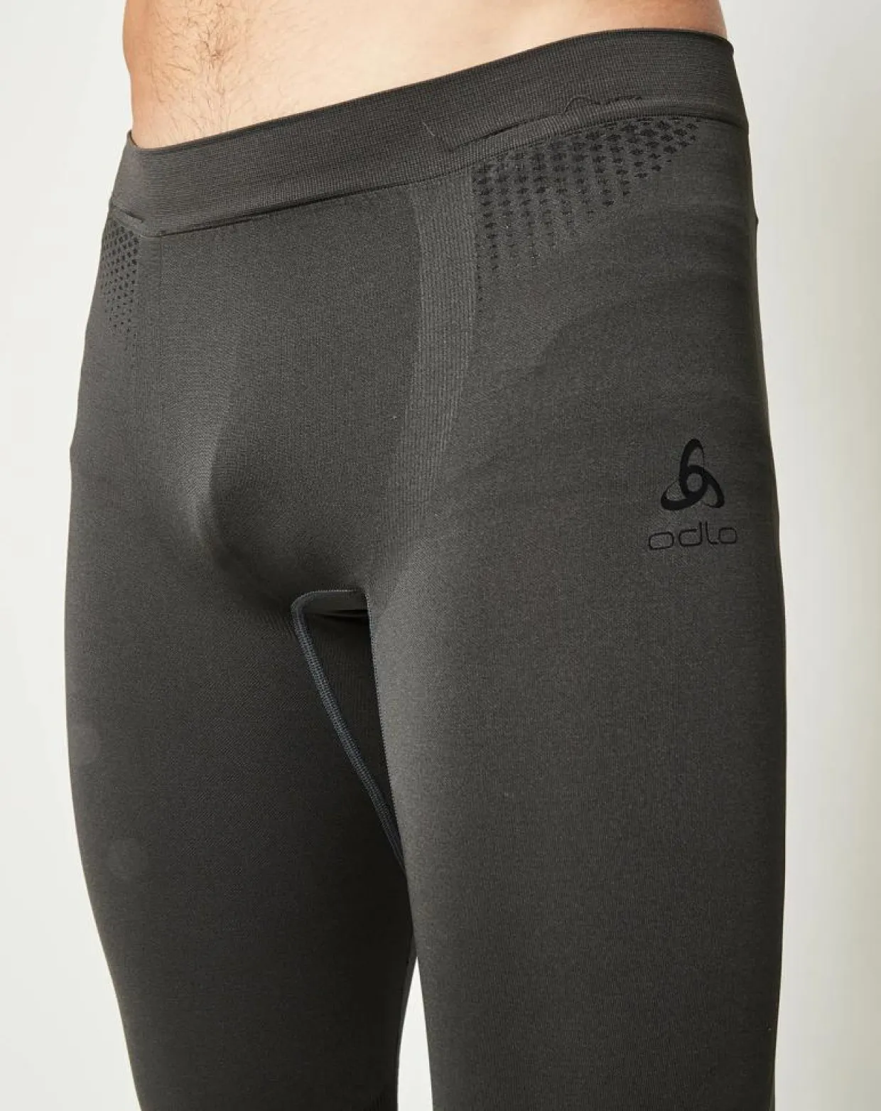 Collant technique Essentials Seamless Light gris graphite-Odlo Clearance