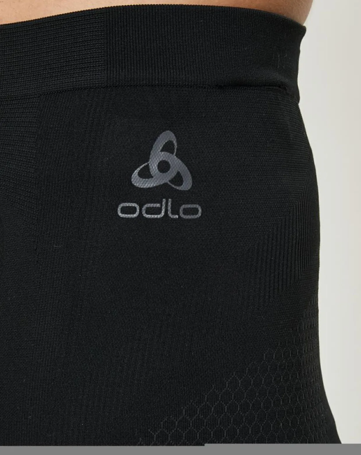 Homme Odlo Pantalons^Collant technique Evolution Warm noir/gris béton