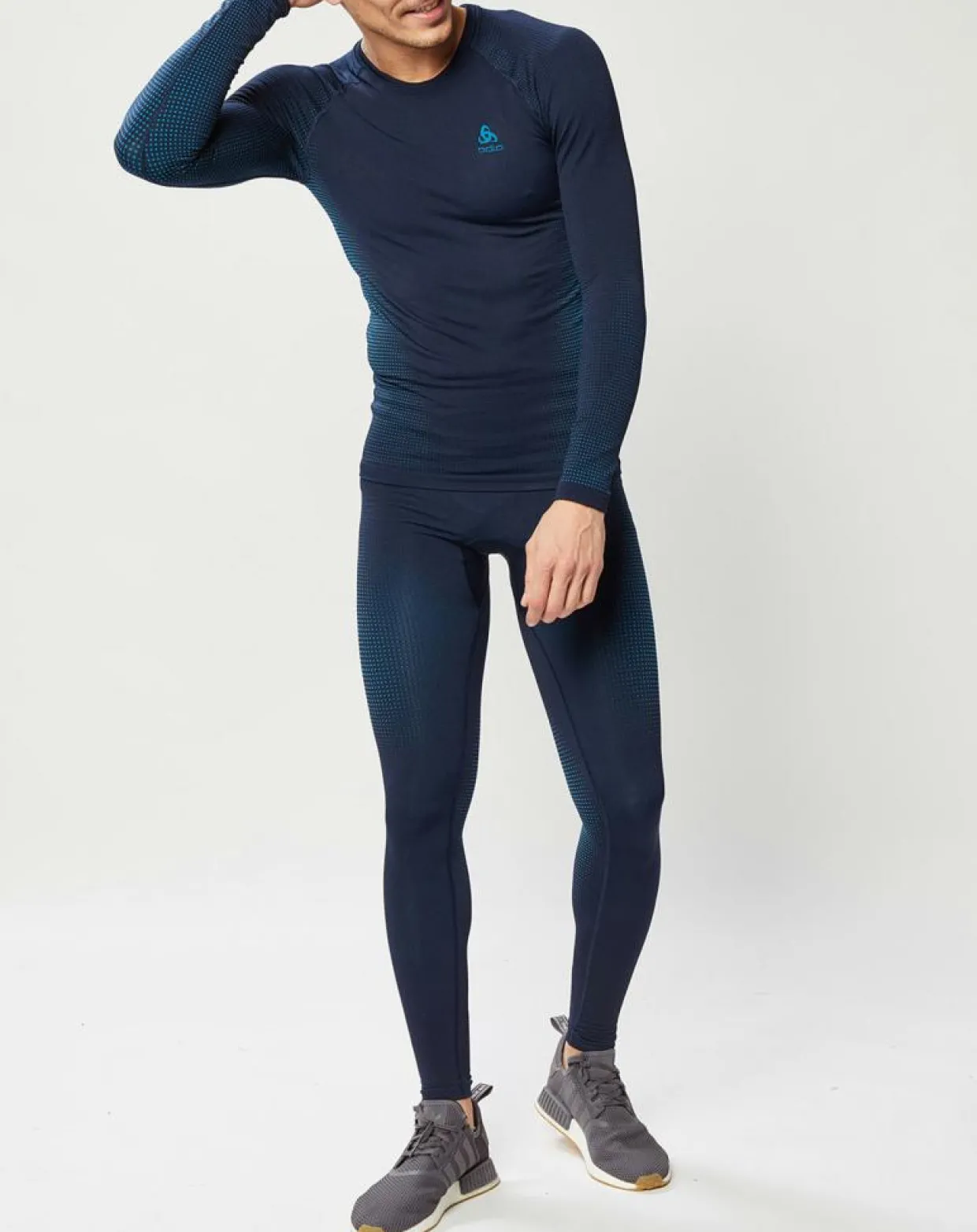 Collant technique Performance Warm bleu-Odlo Online