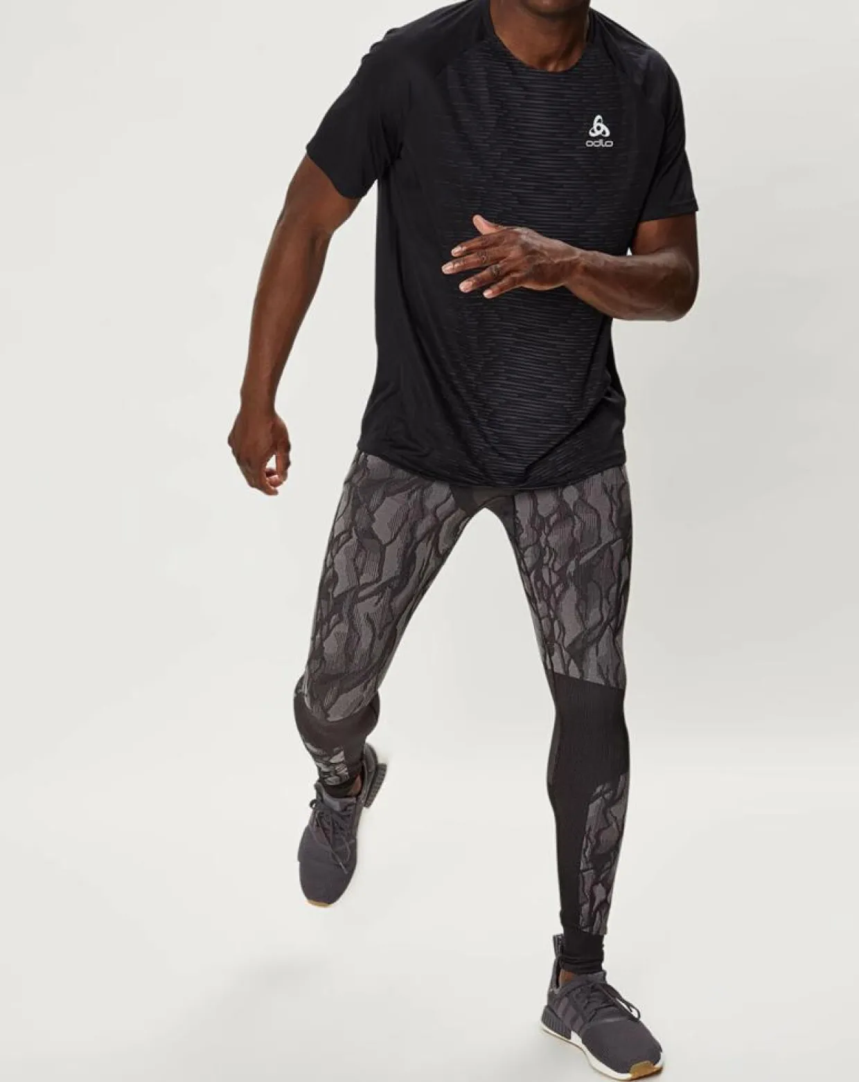 Homme Odlo Pantalons^Collant thermique Blackcomb noir/gris