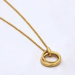 Femme By Rafaella Colliers^Collier Giasmina en Argent doré