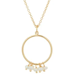 Femme Moonstone Colliers^Collier Odine Perle en laiton doré