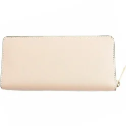 Femme Michael Kors Porte-Monnaie Et Portefeuilles^Compagnon en Cuir Jet Set Travel beige - 10x20.5x2.5 cm