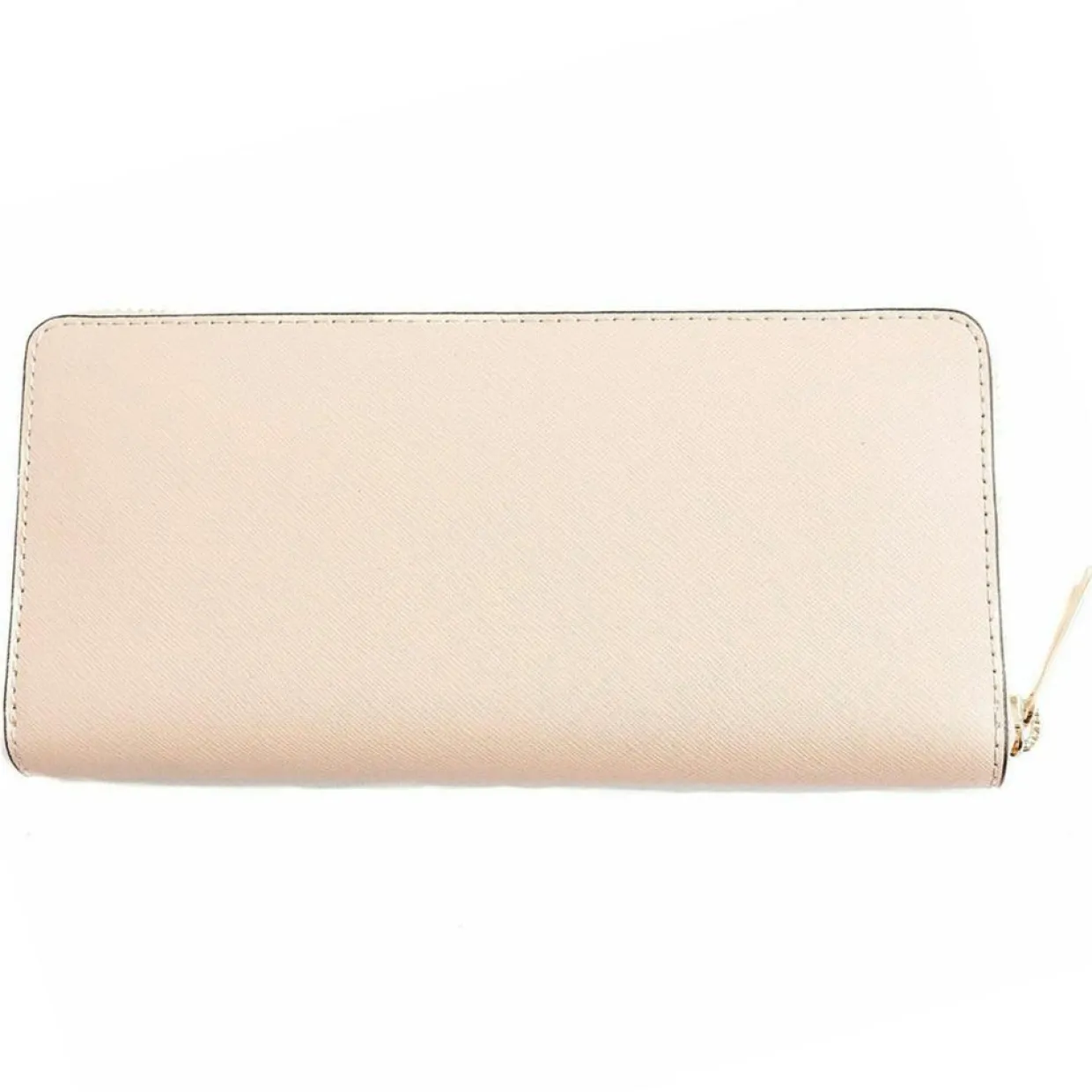 Femme Michael Kors Porte-Monnaie Et Portefeuilles^Compagnon en Cuir Jet Set Travel beige - 10x20.5x2.5 cm