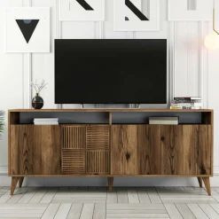 Wooden Art Tables^Console Milan marron - 180x78.6x35 cm