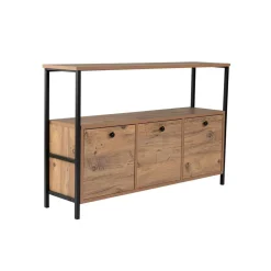 Console Solace pin/noir - 120x77x29.5 cm-Homitis Clearance