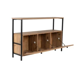 Console Solace pin/noir - 120x77x29.5 cm-Homitis Clearance