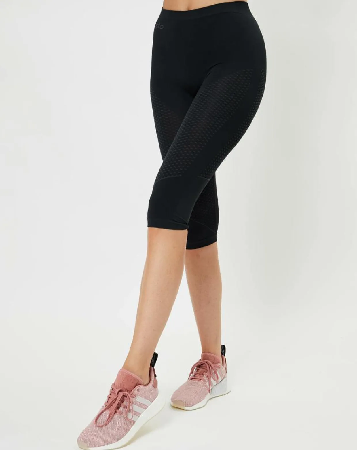 Femme Odlo Pantalons^Corsaire technique Evolution Warm noir