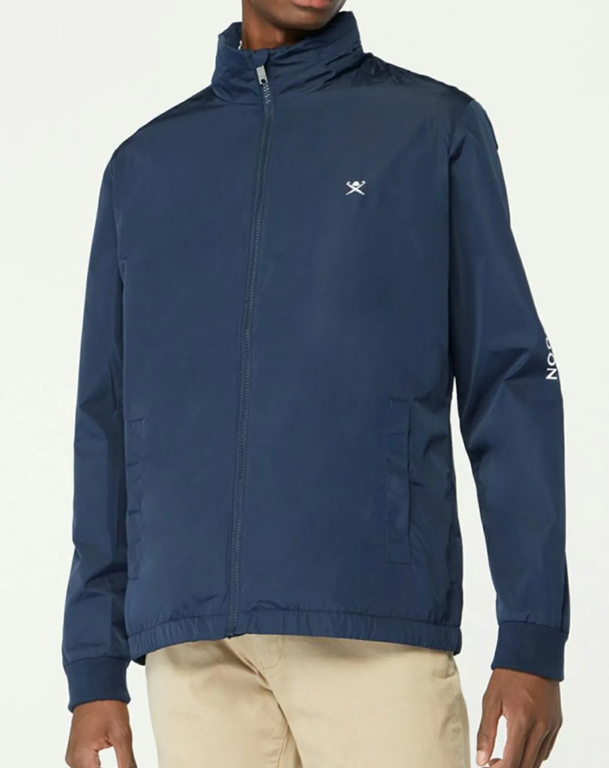 Homme Hackett London Vestes, Blousons^Coupe-Vent Hood Logo bleu