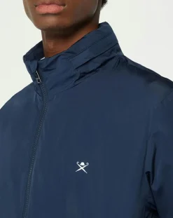 Homme Hackett London Vestes, Blousons^Coupe-Vent Hood Logo bleu