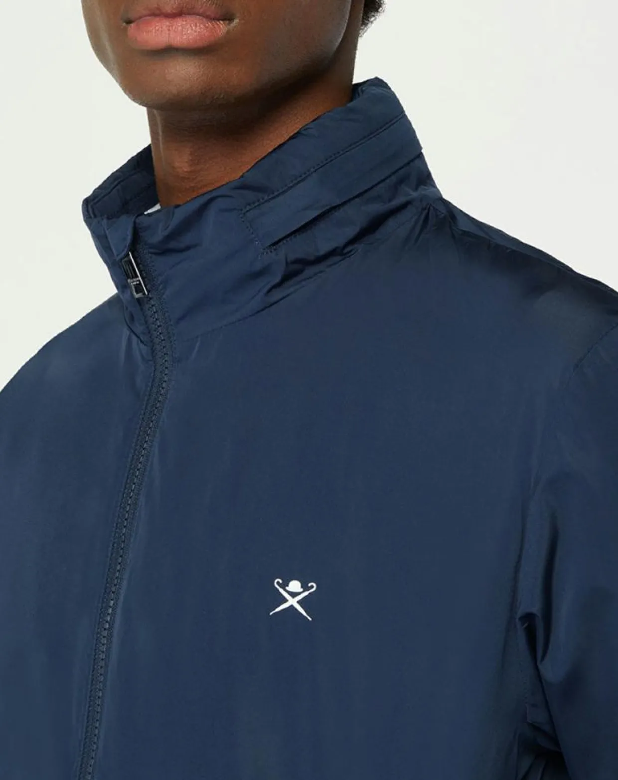 Homme Hackett London Vestes, Blousons^Coupe-Vent Hood Logo bleu