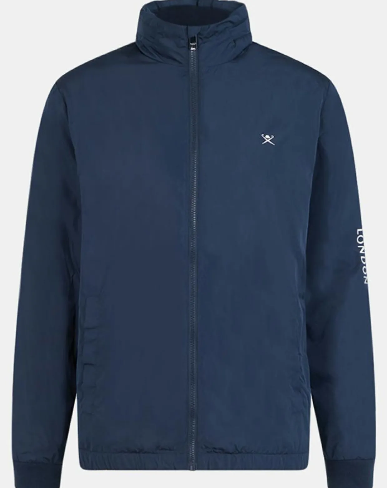 Homme Hackett London Vestes, Blousons^Coupe-Vent Hood Logo bleu