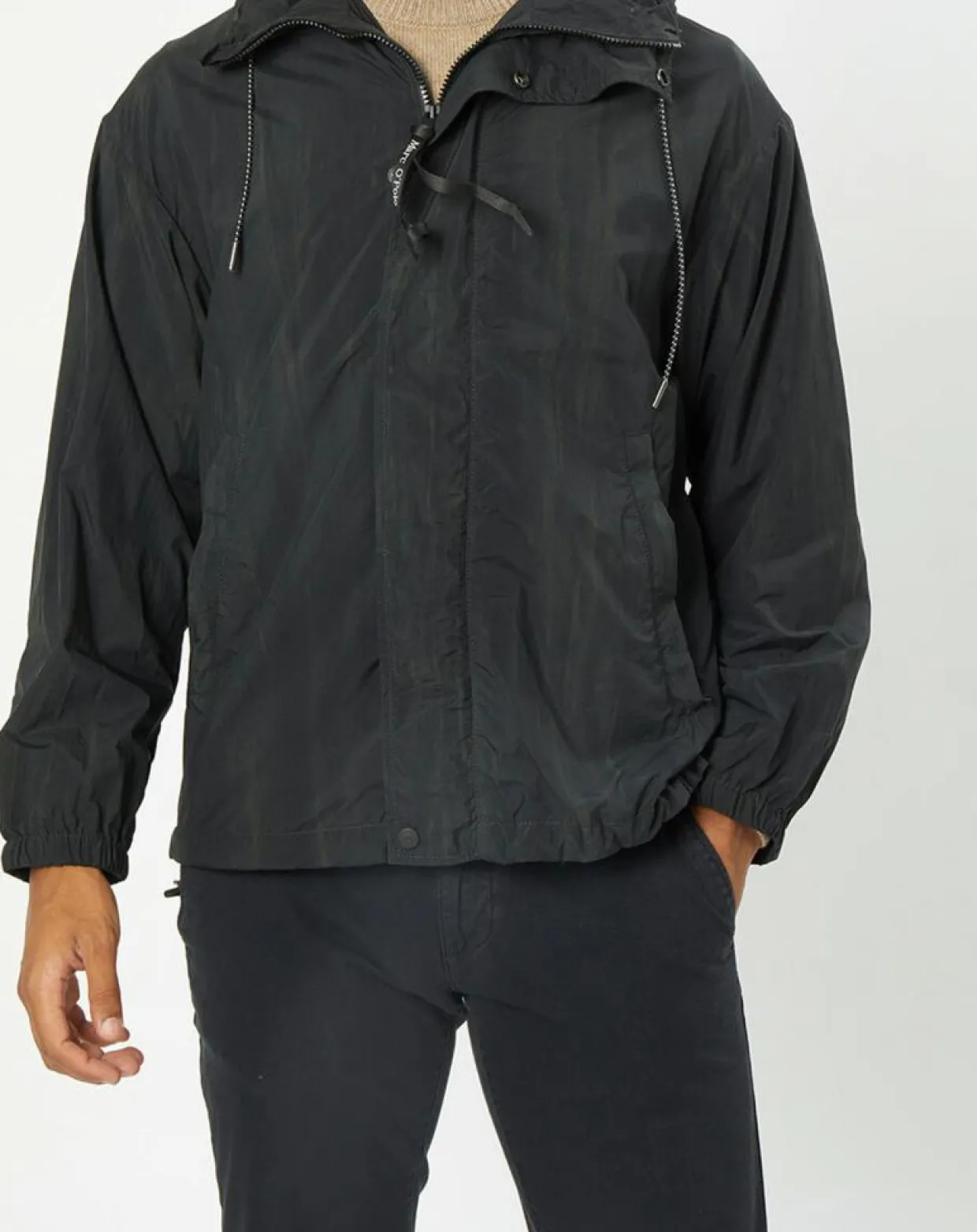 Coupe-vent imperméable à capuche noir-Marc O'Polo Outlet