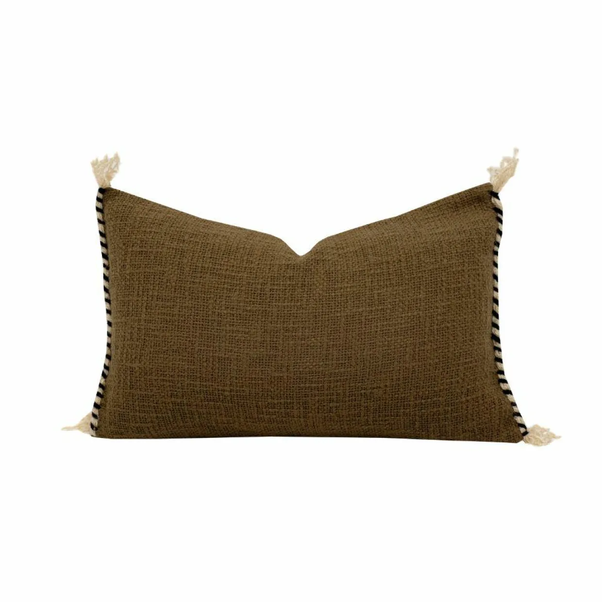 Bed and Philosophy Coussins, Galettes De Sièges^Coussin en coton flammé bronze 25x40cm