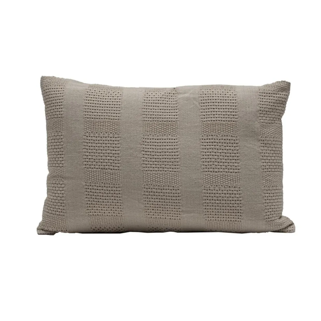 Coussin en crochet fait main beige 40x60cm-Bed and Philosophy Clearance