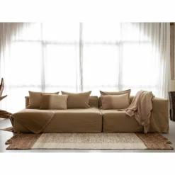 Coussin en laine vert 40x60cm-Bed and Philosophy Online