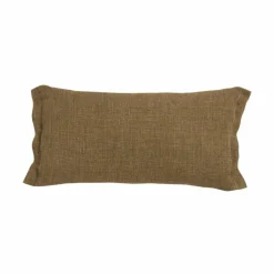 Coussin en lin changeant forêt 30x60cm-Bed and Philosophy Discount