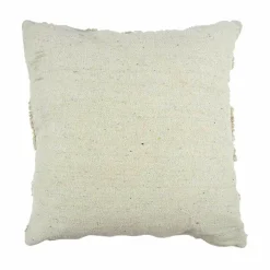 Coussin ethnique relief losange beige - 40x40 cm-Home Deco Factory Sale