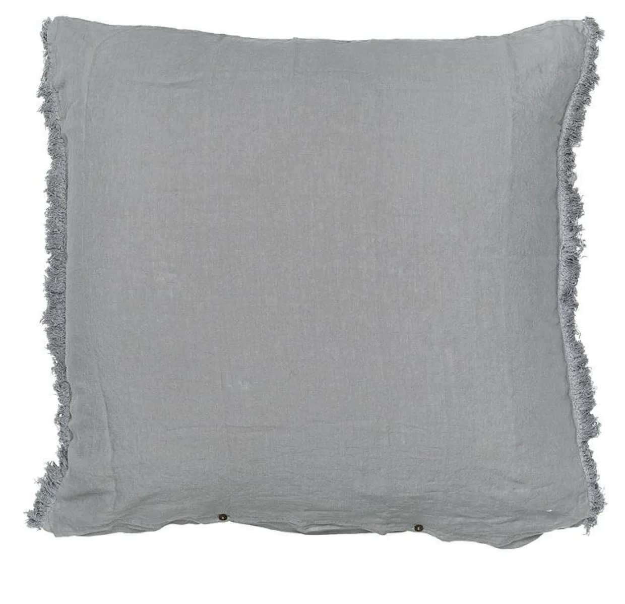 Bed and Philosophy Linge De Lit, Ensembles^Coussin frangé gris 80x80cm