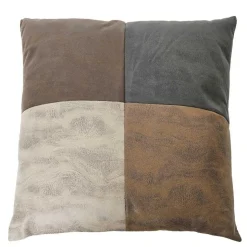 Coussin Patchwork déhoussable multicolore - 40x40 cm-Home Deco Factory Hot
