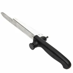 Cook Concept Couteaux^Couteau à trancher épaisseur réglable noir - 32.5 cm