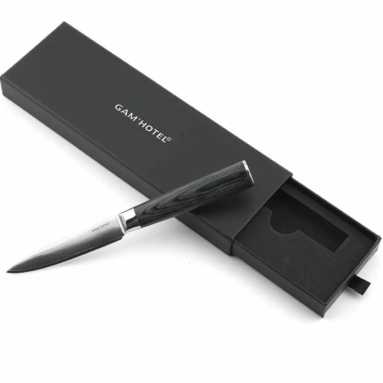 Gam'Hotel Couteaux^Couteau office Damarus noir - 23 cm