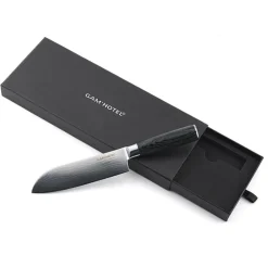 Couteau santoku Damarus noir - 29.5 cm-Gam'Hotel Best