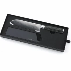 Couteau santoku Damarus noir - 29.5 cm-Gam'Hotel Best