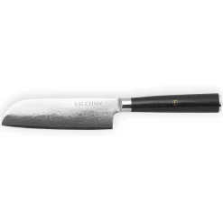 Fauchon Couteaux^Couteau santoku Damas noir - 25.5 cm