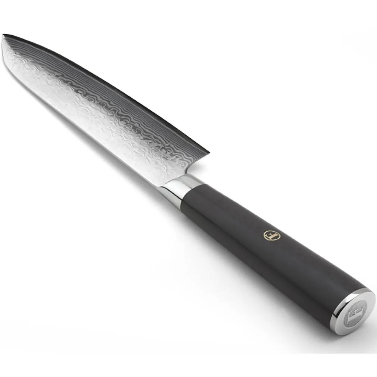 Fauchon Couteaux^Couteau santoku Damas noir - 29.5 cm